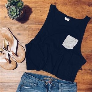 PINK Small Crop Tank